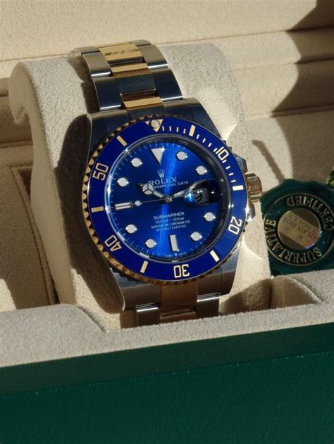 Rolex Submariner Date Bicolor Blau LC100 05/2024 .